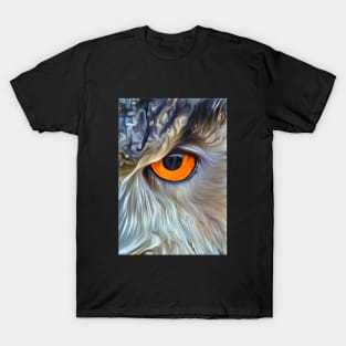 Night Owl Painting Artwork T-Shirt